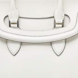 Alexander McQueen Off White Leather Medium Heroine Tote