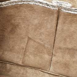 مملوكة مسبقًا Alexander McQueen Metallic Python Heroine Chain Shoulder Bag