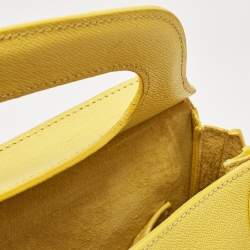 Alexander McQueen Yellow Leather Small Heroine Satchel