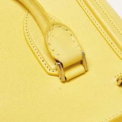Alexander McQueen Yellow Leather Small Heroine Satchel