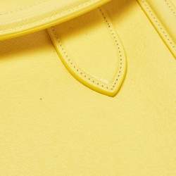 Alexander McQueen Yellow Leather Small Heroine Satchel