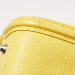Alexander McQueen Yellow Leather Small Heroine Satchel