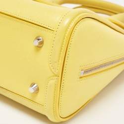 Alexander McQueen Yellow Leather Small Heroine Satchel
