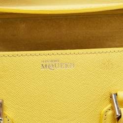 Alexander McQueen Yellow Leather Small Heroine Satchel