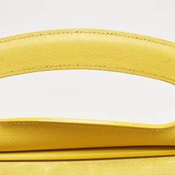 Alexander McQueen Yellow Leather Small Heroine Satchel