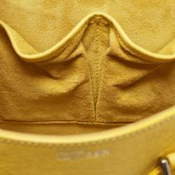 Alexander McQueen Yellow Leather Small Heroine Satchel