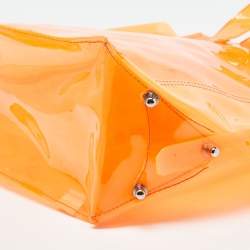 Alexander McQueen Orange PVC Tote