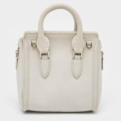 Alexander McQueen Grey Leather Mini Heroine Bag