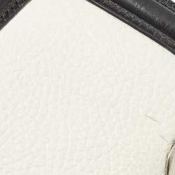 Pre Owned Alexander McQueen White/Black Leather Lucite Heroine Shoulder Bag