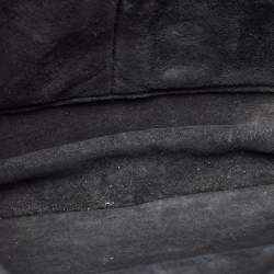 Pre Owned Alexander McQueen White/Black Leather Lucite Heroine Shoulder Bag