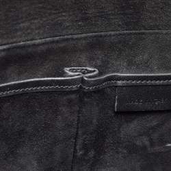 Pre Owned Alexander McQueen White/Black Leather Lucite Heroine Shoulder Bag