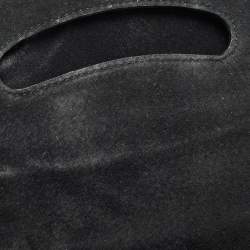 Pre Owned Alexander McQueen White/Black Leather Lucite Heroine Shoulder Bag