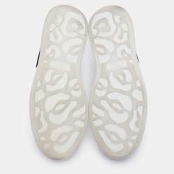 Pre Owned Alexander McQueen White Leather Oversized Low Top Sneakers Size 38