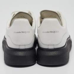 Alexander McQueen White Leather Larry Sneakers Size 39