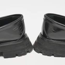 Alexander McQueen Black Leather Wander Loafers Size 40
