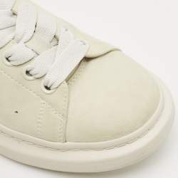 Alexander McQueen Grey Suede Oversized Sneakers Size 40