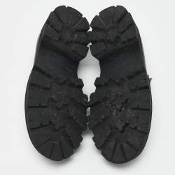 Alexander McQueen Black Leather Wander Loafers Size 37