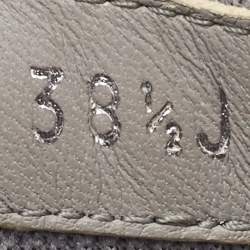 Pre Owned Alexander McQueen Grey suede Oversized Sneakers Size 38.5