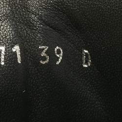 Pre Owned Alexander McQueen Black Glitter and Leather Oversized Sneakers Size 39