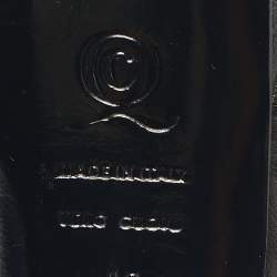 مملوكة مسبقًا Alexander McQueen Black Studded Leather Platform Pumps Size 40