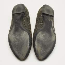 مملوكة مسبقًا حذاء سموكينغ سليببرز أليكساندر ماكوين لامع ثنائي اللون مقاس 37.5