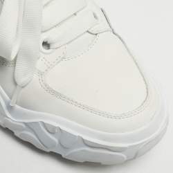 مملوكة مسبقًا Alexander McQueen Court Size 36 White Leather Low Top Sneakers