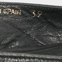 مملوكة مسبقًا حذاء فلات باليه أليكساندر ماكوين جمجمة جلد بنى مقاس 38.5 