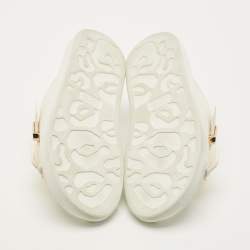 Pre Owned Alexander McQueen Hybrid Chelsea Size 36 White Rubber Flat Sandals