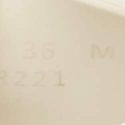 Pre Owned Alexander McQueen Hybrid Chelsea Size 36 White Rubber Flat Sandals