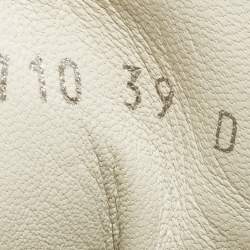 مملوكة مسبقًا Alexander McQueen Oversized Runner Size 39 White/Pink Leather Lace Up Sneakers