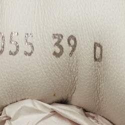 Pre Owned Alexander McQueen Oversized Size 39 Blue/White Denim and Leather Lace Up Sneakers