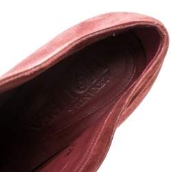Alexander McQueen Red Suede Ankle Boots Size 37.5 