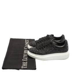 Pre Owned حذاء رياضي أليكساندر ماكوين رانواي غليتر أبيض/ أسود مقاس 36