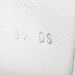 Pre Owned Alexander McQueen White Leather Sneakers Size 39