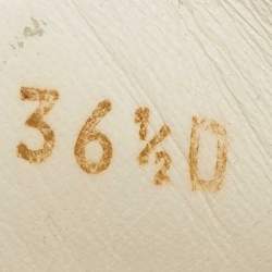 Pre Owned Alexander McQueen White Leather Oversized Sneakers Size 36.5