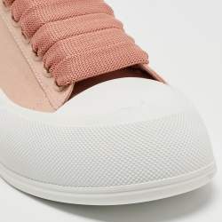 Alexander McQueen Old Rose/white Plimsoll Platform Sneaker Size 39