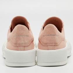 Alexander McQueen Old Rose/white Plimsoll Platform Sneaker Size 39
