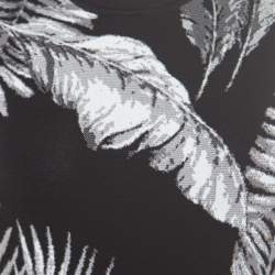 Pre Owned فستان بوديكون تي باي أليكساندر وانغ أسود جاكار مطبوع بلا أكمام S