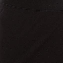 T by Alexander Wang Black Stretch Draped Mini Skirt L