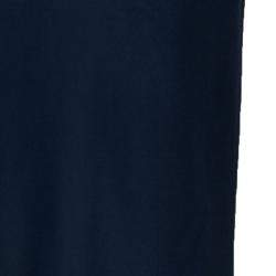 Pre Owned T By Alexander Wang Navy Blue Striped Knit Upper Sheer Bottom Oversized Maxi Dress S