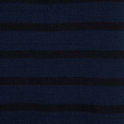 Pre Owned T By Alexander Wang Navy Blue Striped Knit Upper Sheer Bottom Oversized Maxi Dress S