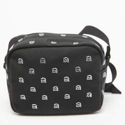 Alexander Wang Black Nylon Embellished Wangsport Camera Bag
