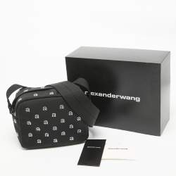 Alexander Wang Black Nylon Embellished Wangsport Camera Bag