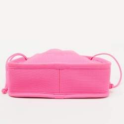 Alexander Wang Fuchsia Pink Knit Fabric Small Ryan Hobo