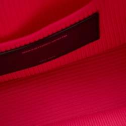 Alexander Wang Fuchsia Pink Knit Fabric Small Ryan Hobo