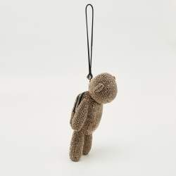 Pre Owned حقيبة كلتش ألكسندر وانغ مرصعة بالكريستال الذهبي بايريس بوكلت معصم