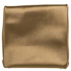 Alexander Wang Khaki Satin Foldover Clutch 