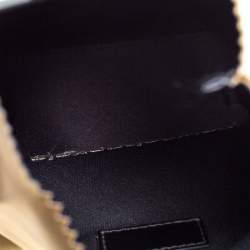 Alexander Wang Khaki Satin Foldover Clutch 
