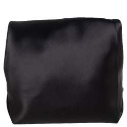 Alexander Wang Black Satin Lunch Clutch