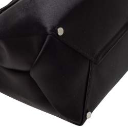 Alexander Wang Black Satin Lunch Clutch